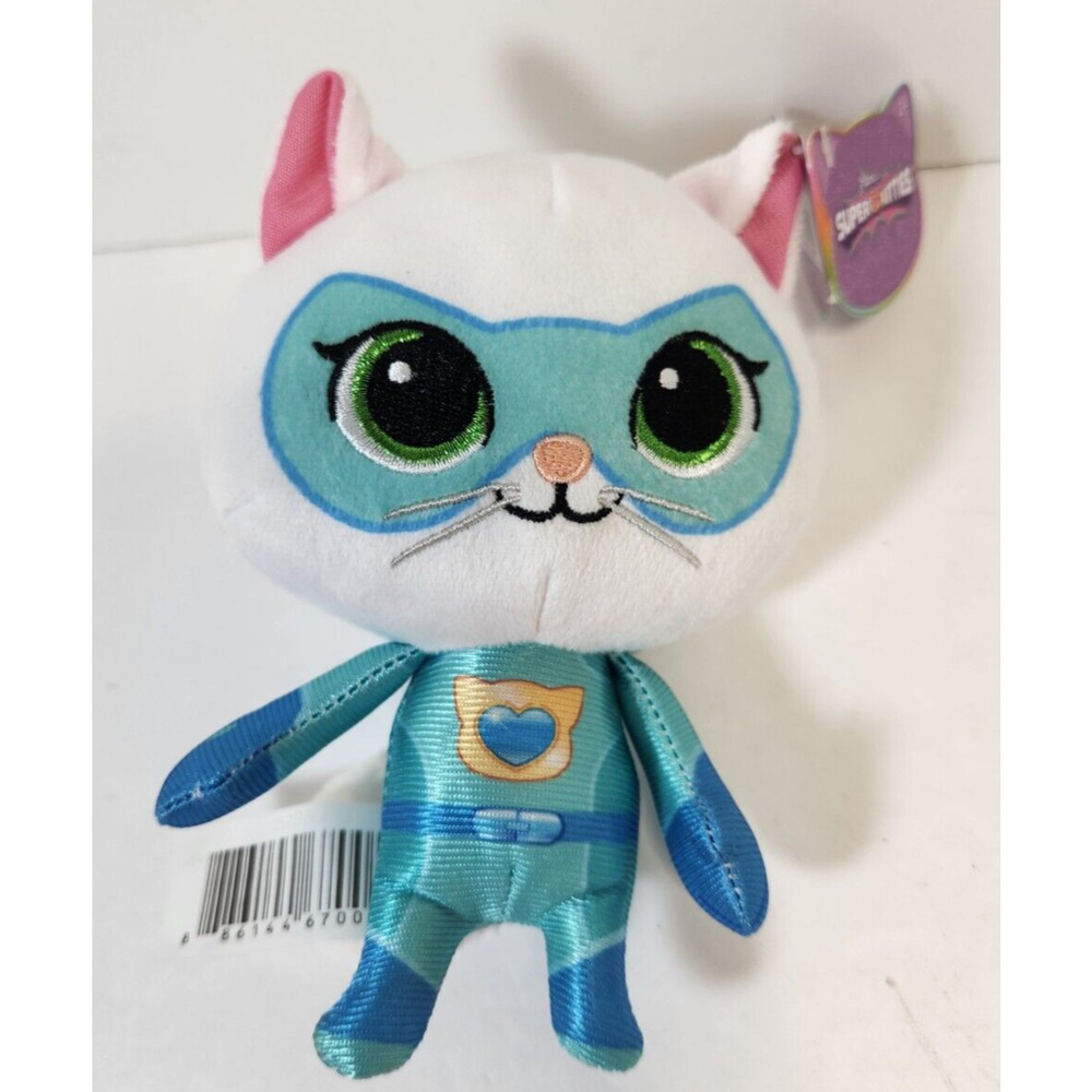 Disney Junior Super Kitties Plush Cat BITSY 2023 Jr 7" Super Hero Stuffed Doll